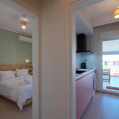 Apartment New Cozy With Balcony Close To Analipsi Metro