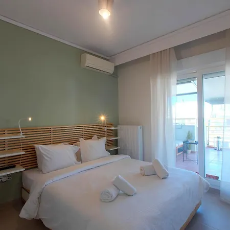 Apartment New Cozy With Balcony Close To Analipsi Metro Thessaloniki